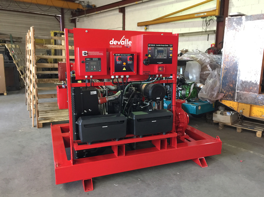 Groupe diesel fixe pour pompage et relevage d'eau agricole