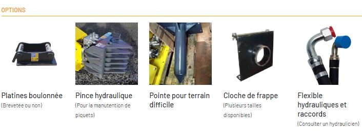 Outil polyvalent pour renforcement de berges avec piquets