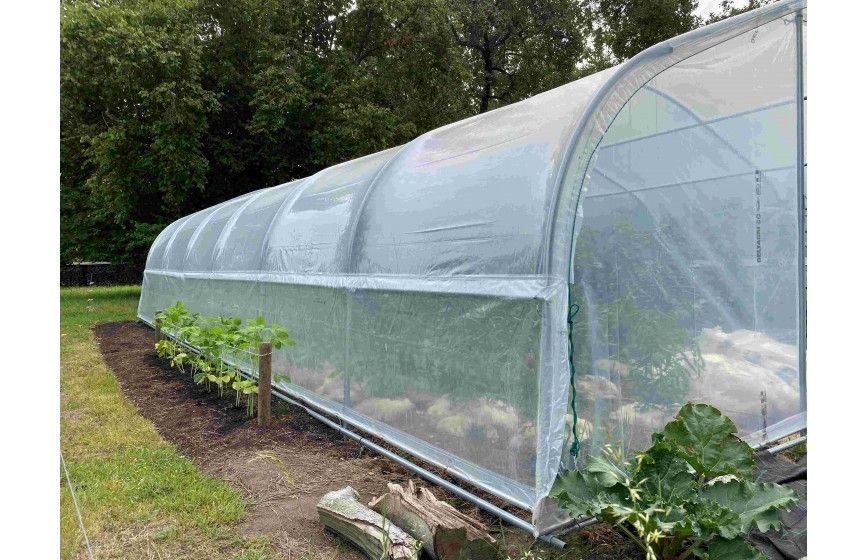 Serre de jardin avec un pied droit de 1,20m - 5ème SAISON_8