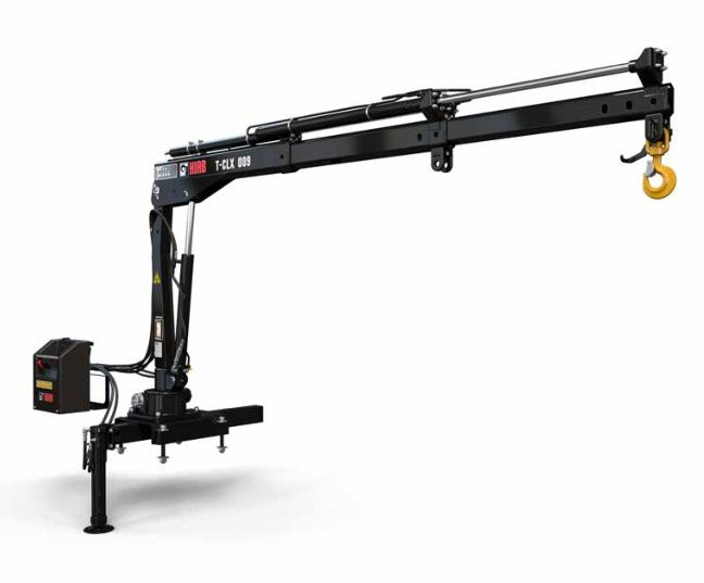 Grue auxiliaire T-clx 009 - Hiab - portée hydraulique 1.8 à 2.8 m - capacité 870 kg_8