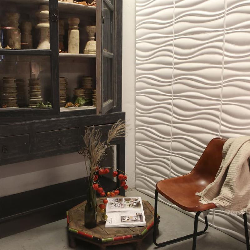 Wallart panneaux muraux 3d waves 12 pcs ga-wa04 412818_8