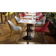 Table New York - Restootab, élégante et urbaine avec piétement en fonte, plateaux personnalisables_8