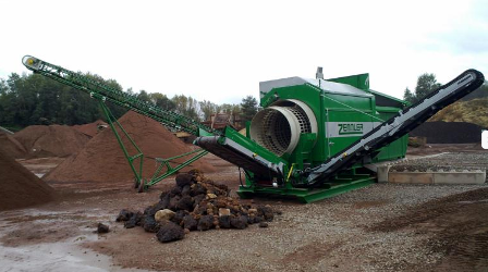Cribleur trommel Zemmler MS 5200 - pour grandes constructions et chantiers - double trommel, tamis de 47 m²_8