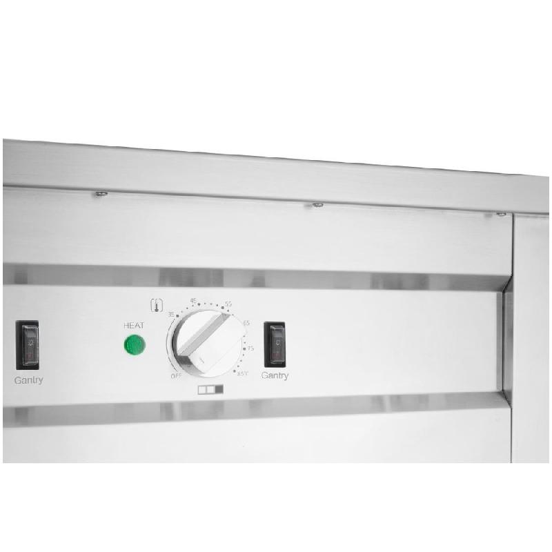 Buffet central mobile avec plaque chauffante 4 x GN 1/1 - Buffalo - JB187_8