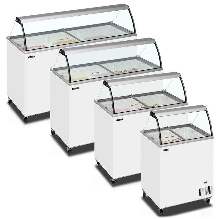 Congélateur vitré de crème glacée IC501SC+SO (491 / 430 L) blanc TEFCOLD_8