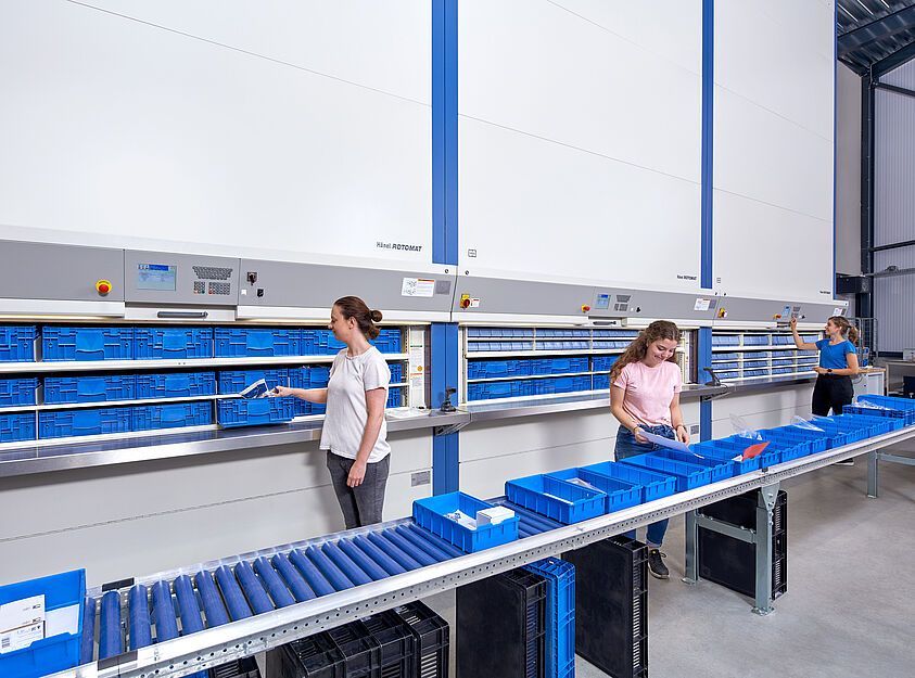 Stockeur Hänel Rotomat® pour une organisation simplifiée