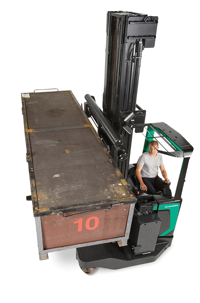 Chariot à mât rétractable multidirectionnel - Sensia Mitsubishi RBM20-25N2 - 2 à 2,5 tonnes - Levage jusqu'à 10m_8