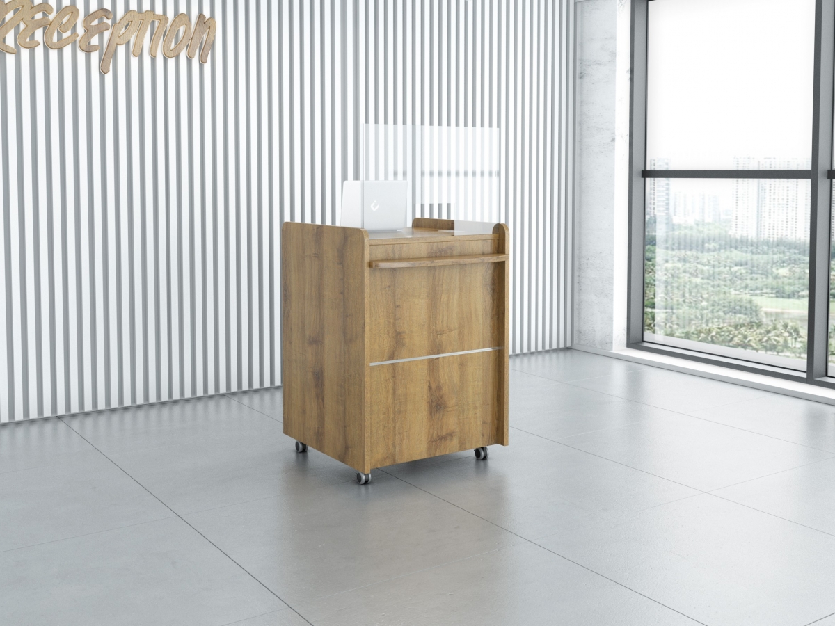 Banque d'accueil mobile BAM - Polyvalente, fonctionnelle et design - Fabrication française_8
