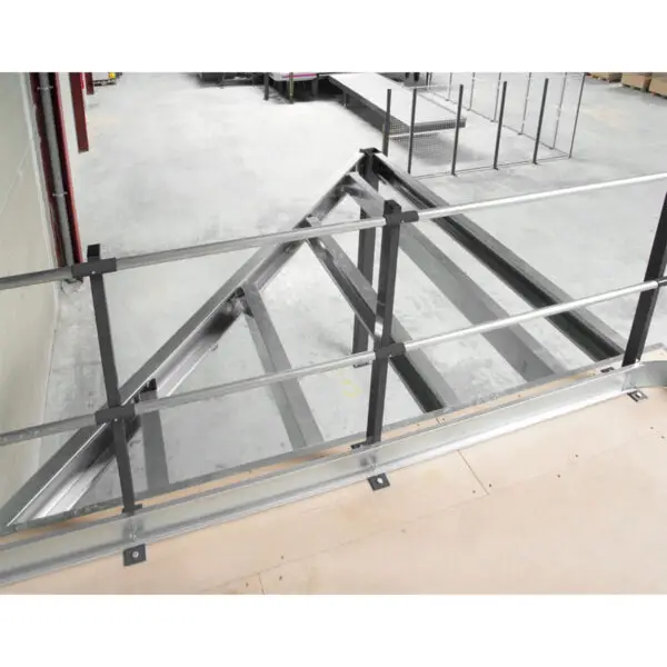 Mezzanine industrielle autoporteuse sur mesure - capacité 350 kg/m²_8