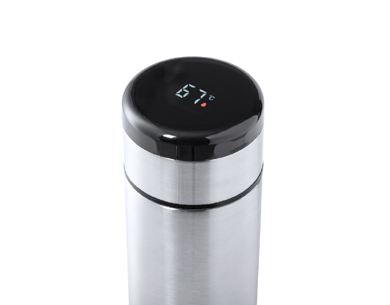 Thermos avec thermomètre tactile LED - Double paroi inox - 500 ml avec infuseur à thé_8