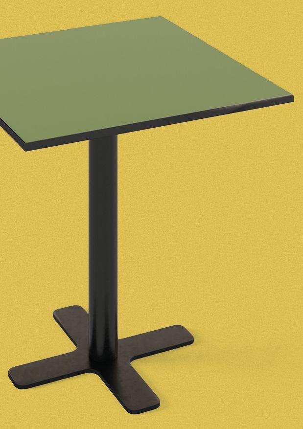 Table Amsterdam pour restaurant - Piétement en fonte - Plateaux personnalisables - Produit européen_8