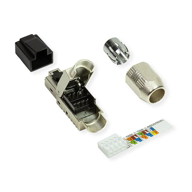 ROLINE Connecteur RJ-45 à confectionner Cat.6A (Classe EA), STP, argent_8