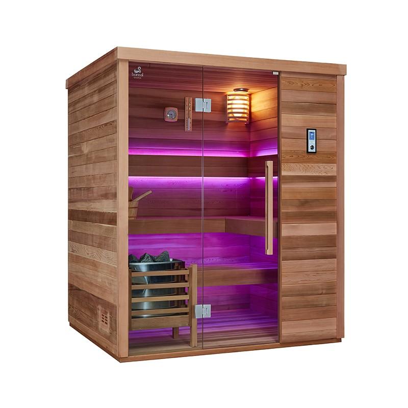 ​SAUNA BOREAL® EVASION LUXE 4 PLACES - 180 X 150 X H210_8