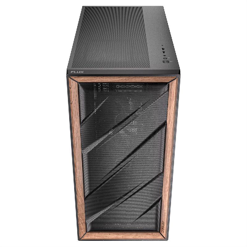 Antec flux boîtier pc midi tower gaming atx, noir_8