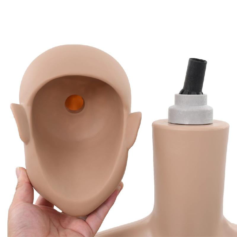 Vidaxl mannequin enfant corps complet avec base verre beige 140 cm 142931_8