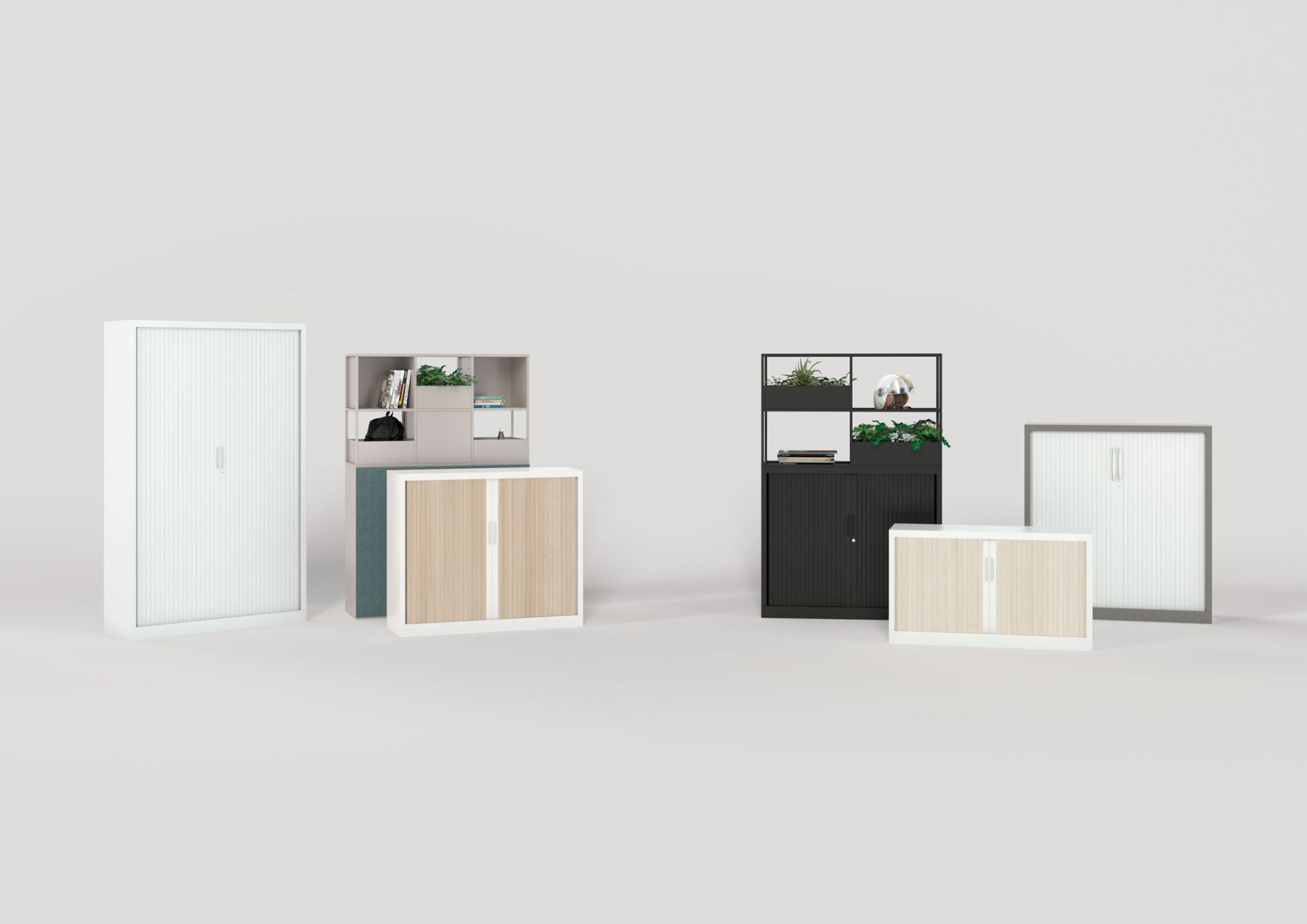 Armoire  à rideaux de structure haute  ou  basse : une solution clé en main pour l'archivage des documents professionnels_8