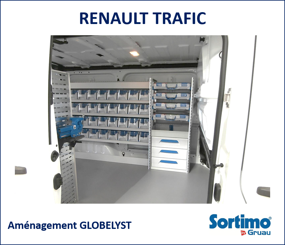 Aménagement intérieur en métal pour Renault Trafic