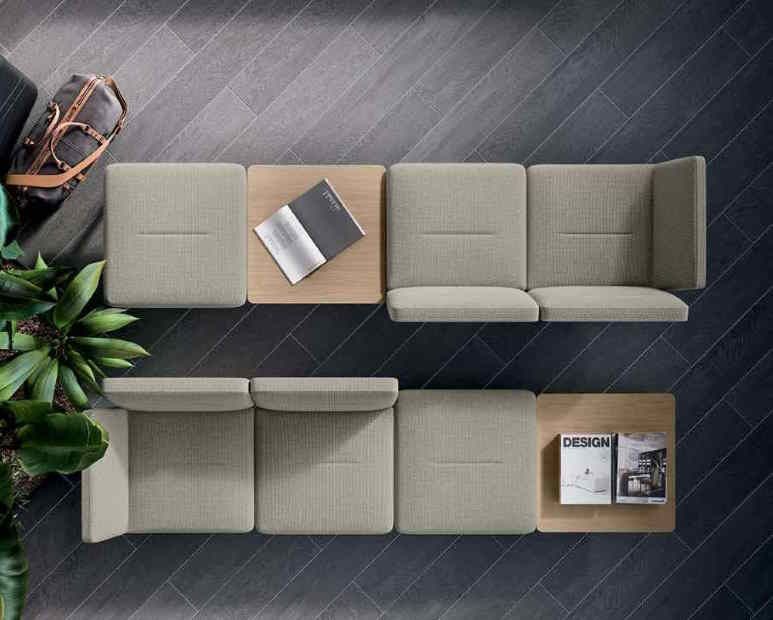 Canapé sur poutre Harmonie - Grand confort - Modulable avec tables basses intégrées_8