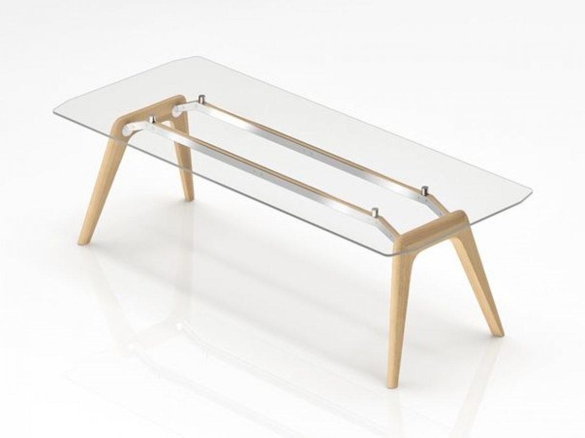 Table de réunion directionnelle RAIL - Lignes pures, design italien et finitions personnalisables_8