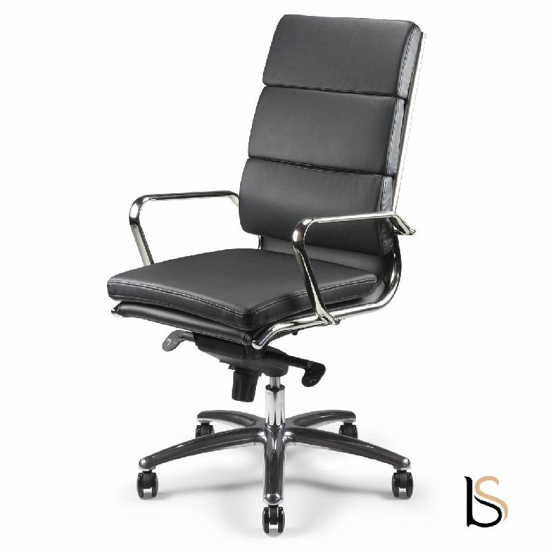 Fauteuil de Direction ETAN H - ACT' - cuir noir_8