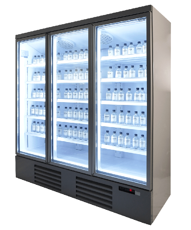 Réfrigérateur 3 portes en verre jde-1530r 7455.2205 COMBISTEEL_8