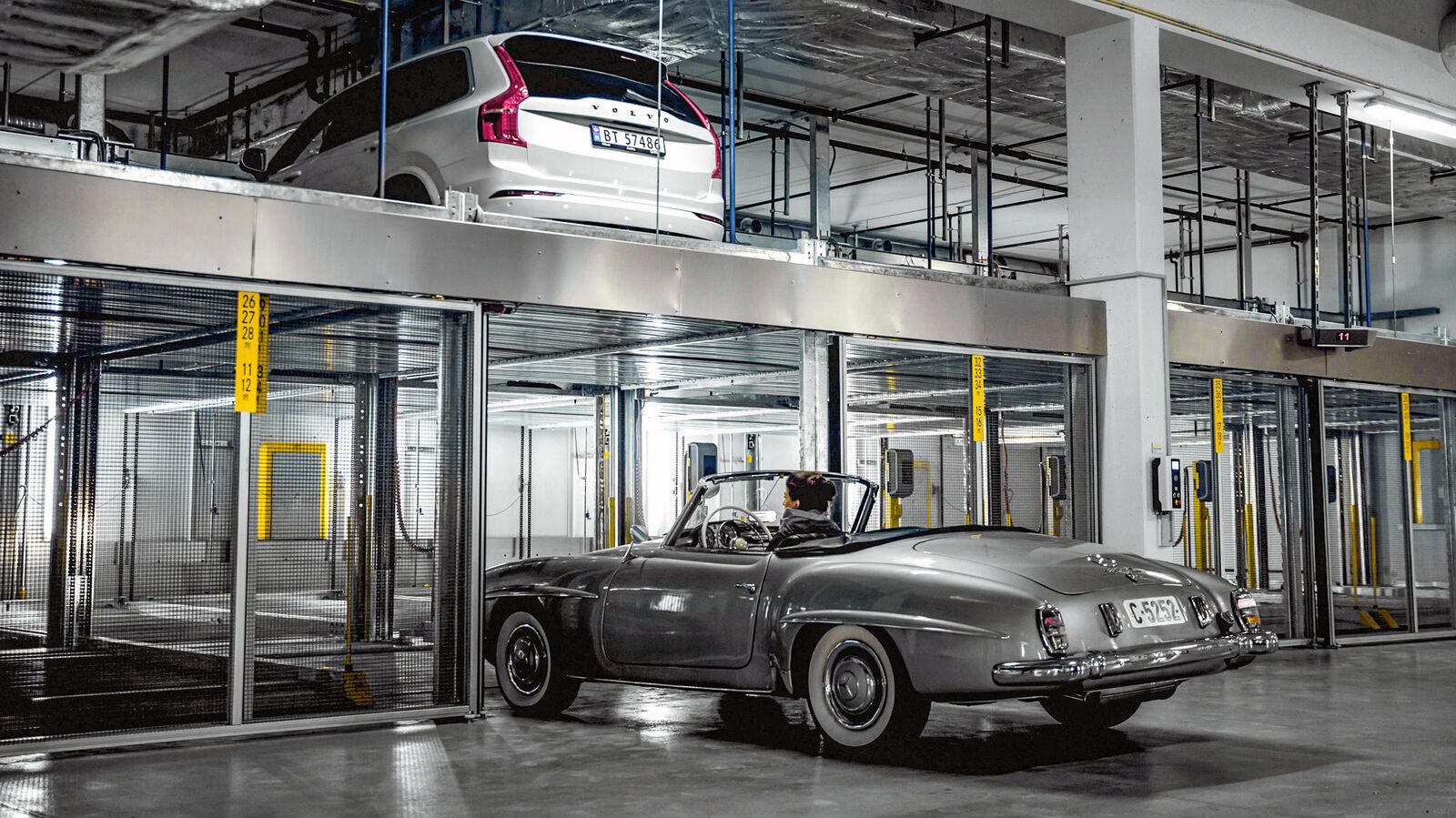 Parking mécanique à stationnement indépendant sur 2 niveaux sans fosse - Combilift 551_8