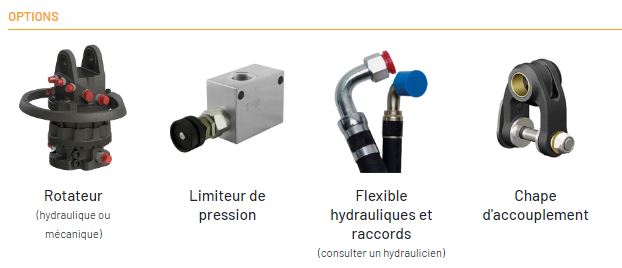 Pince à parpaings Série GMPTL R/A - Capacité 2000 à 3000kg - Fixe ou réglable - Adaptable sur grue ou porteur_8