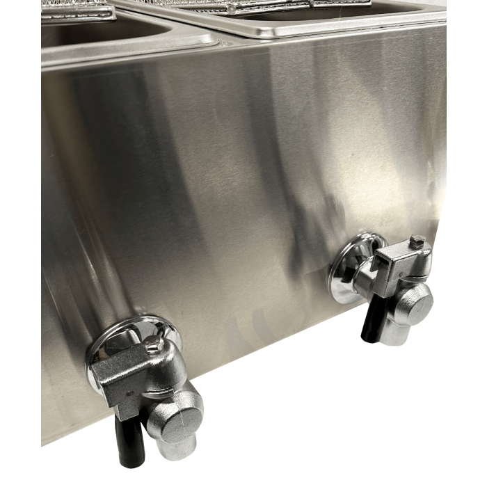 Friteuse posable électrique 2x4 l 7455.1002 COMBISTEEL_8
