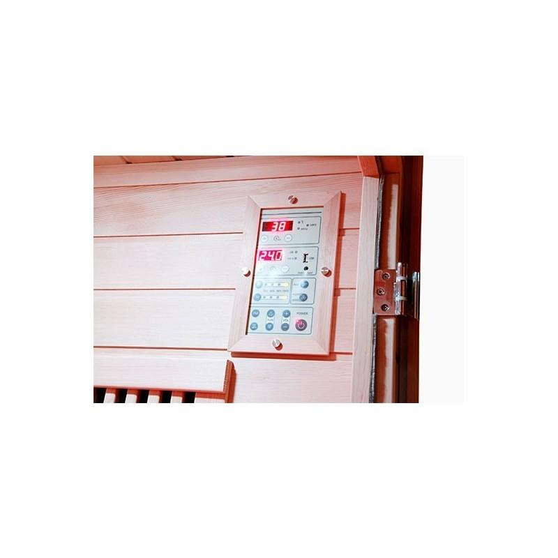 SAUNA ​​INFRAROUGE BOREAL® ​DIFFUSION 90 - 1 PLACE À SPECTRE COMPLET - ​90X90_8