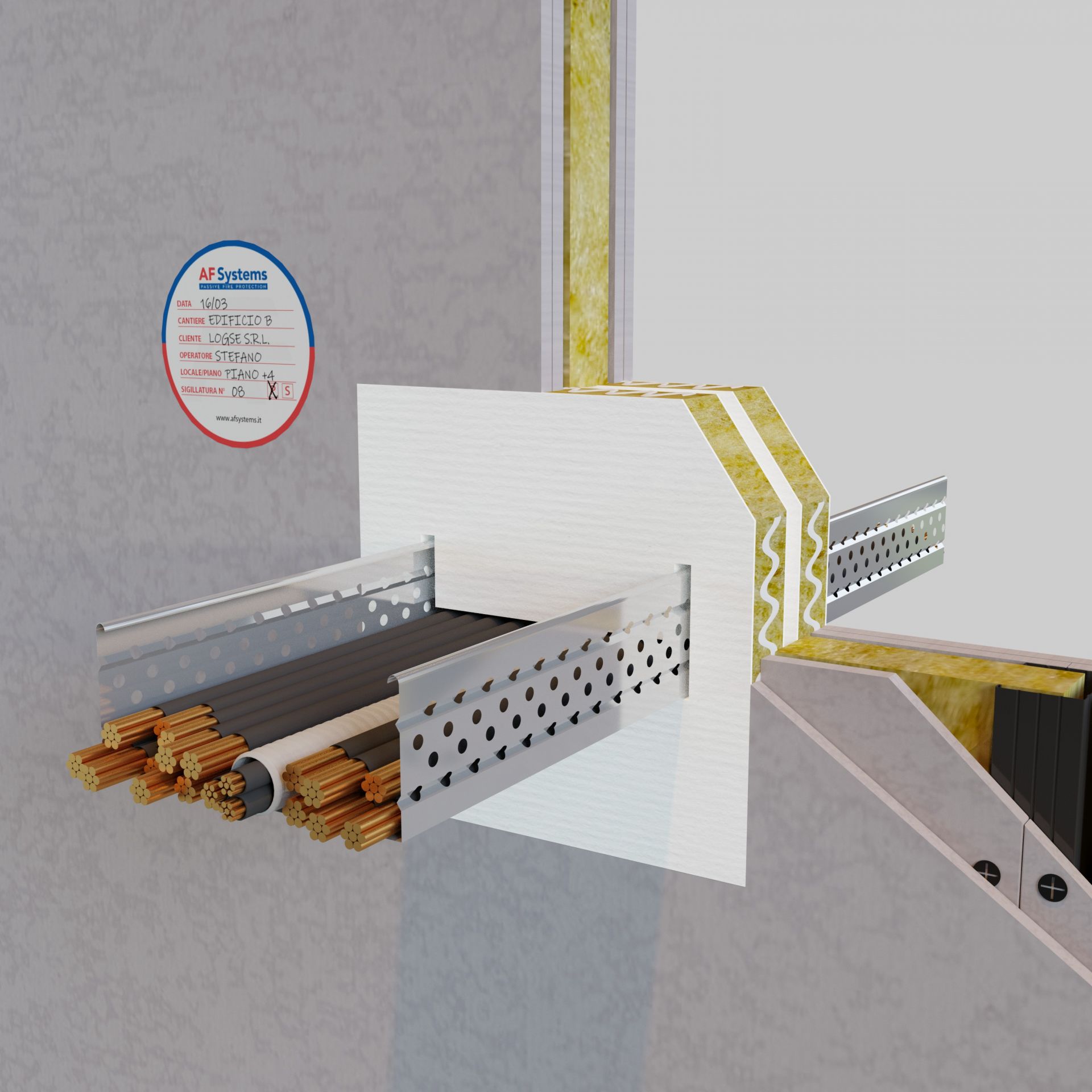 AF PANEL pour joints coupe-feu sur planchers rigides