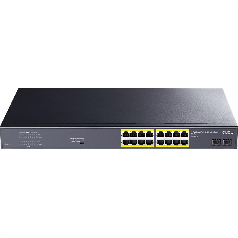 CUDY GS1020PS2 Switch 16 ports Gigabit PoE+, 2 ports Gigabit SFP 200W_8