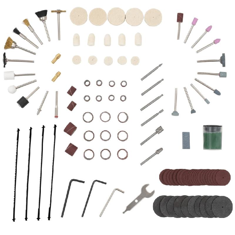 Vidaxl ensemble de scie à chantourner 108 pcs 125 w 252 mm 142322_8