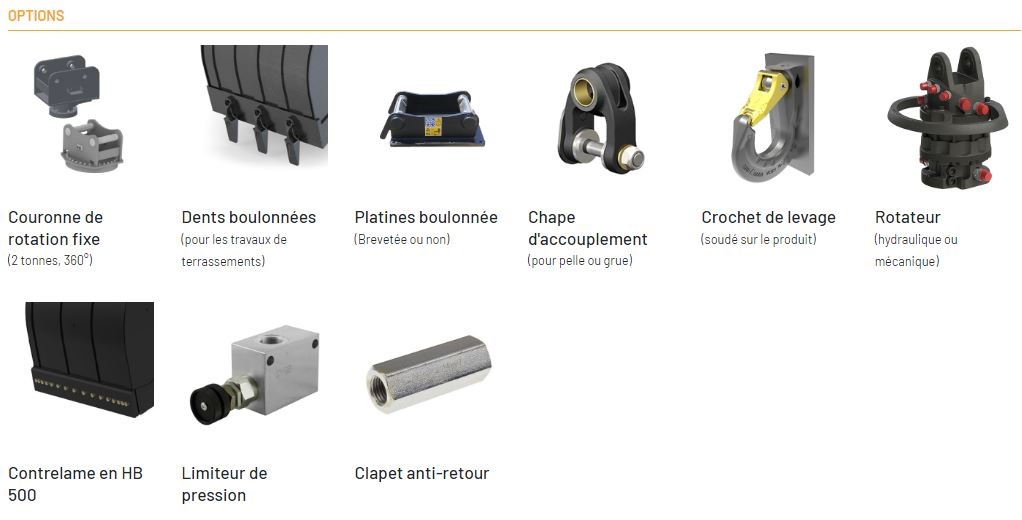 Benne/Grappin de tri Série GMTL TR_8