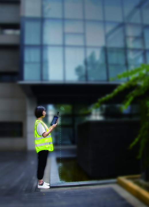 Tablette Android 10 avec module GNSS intégré haute précision et antenne - P8H_8