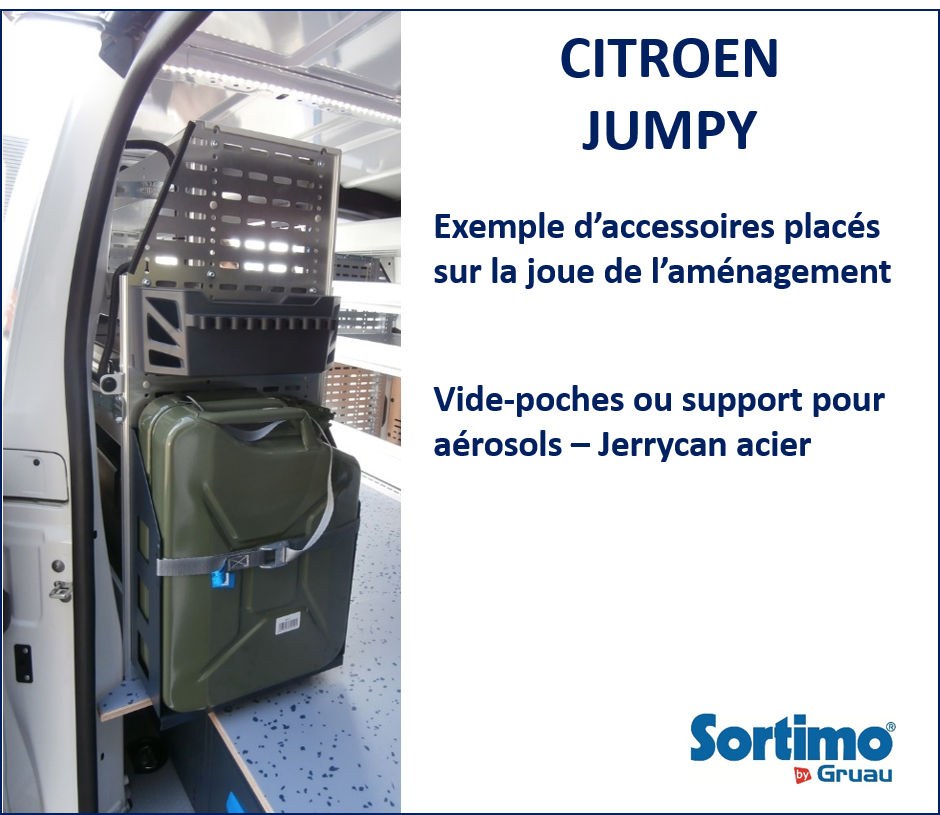 Solution d'aménagement sécuritaire pour Citroën Jumpy