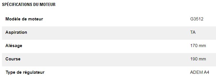 G3512 750 ekw groupes électrogènes industriel à gaz - caterpillar -puissance continue maximale 525 kw à 750 kw_8