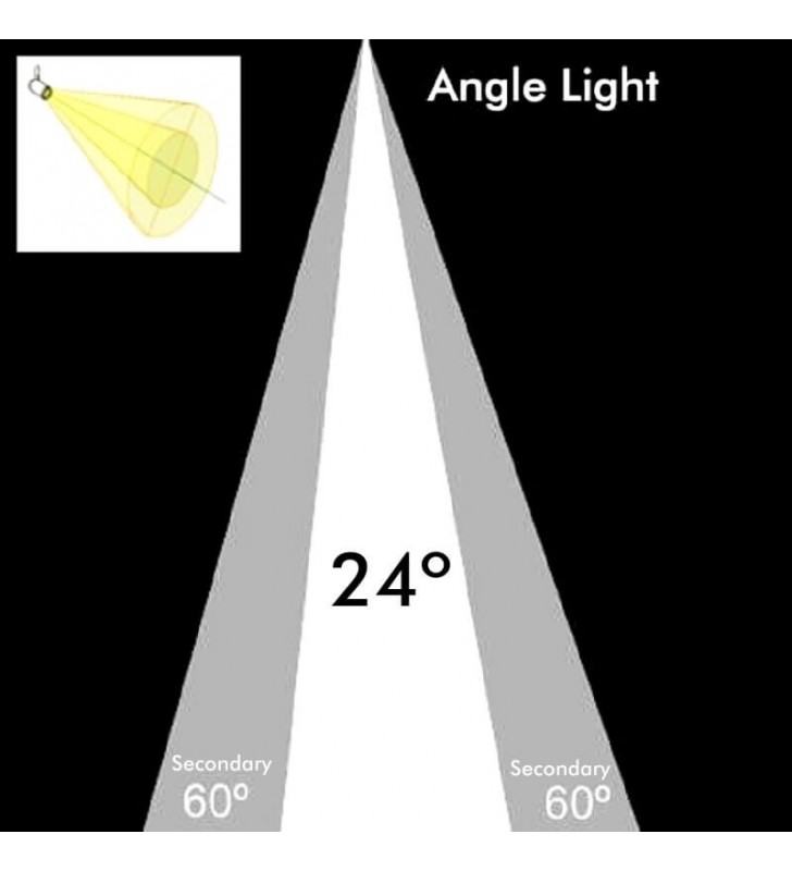 Spot LED MAYA Noir 30W Monophasé - Dimmable TRIAC - 24° - Réf SPOTMMAYANCCT_8