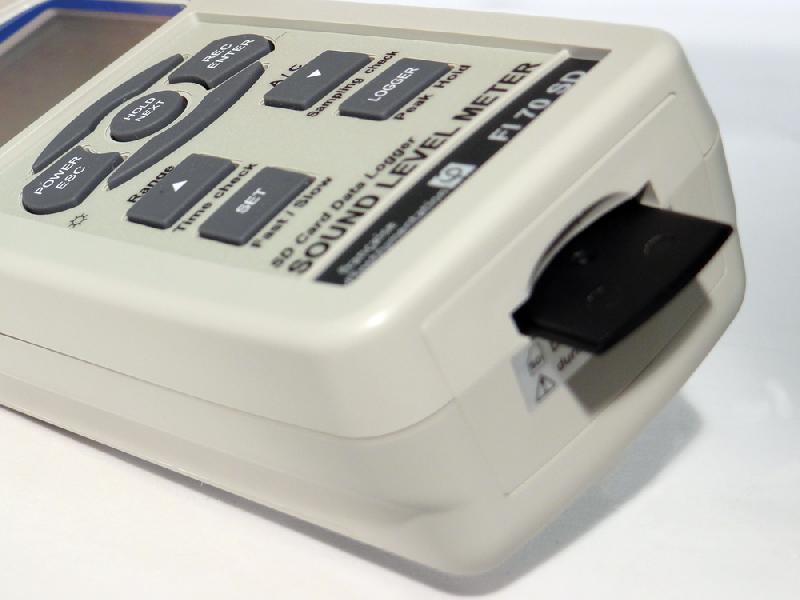 FI70SD - Sonomètre conforme IEC 61 672 classe 2, filtres A et C, enregistrement direct sur carte SD_8