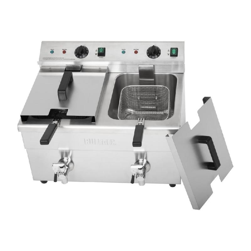 Friteuse à induction à poser - 2 cuves de 7,5 L - 3 kW - Buffalo - CT012_8