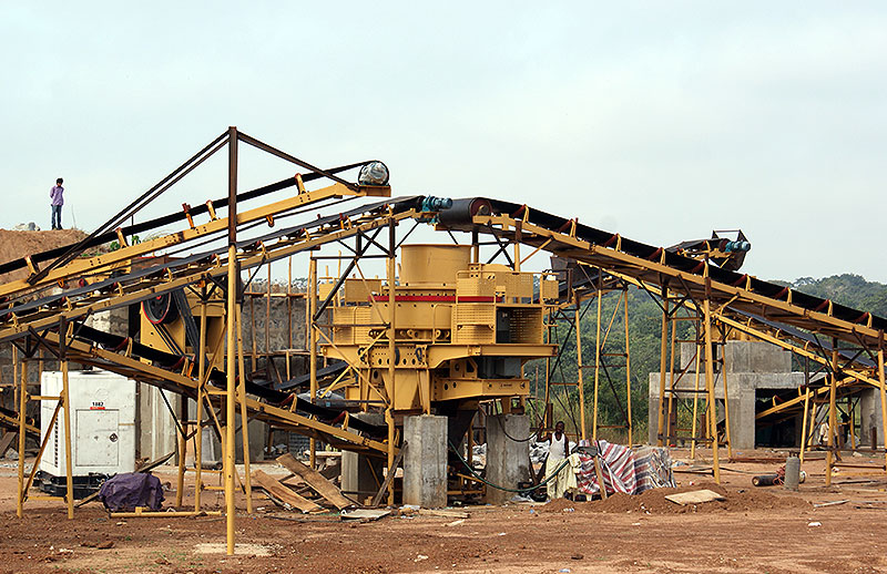 Concasseur vsi à axe verticale de 50 t/h pour la production de sable_8