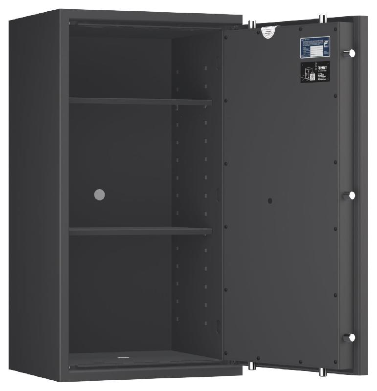 Coffre-fort FORMAT Lyra 5 Classe I - Anti-effraction certifié EN 1143-1 - Serrure électronique S&G Spartan 1006 / Graphite RAL 7024_8