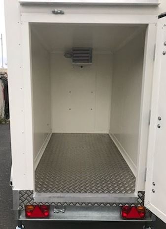 Remorque frigorifique Rapha 18 avec plaque d’immatriculation incluse