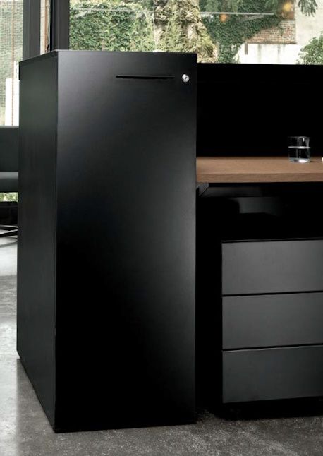 Banque d'accueil VOGUE - lignes épurées et habillage géométrique - personnalisable en coloris et modules_8