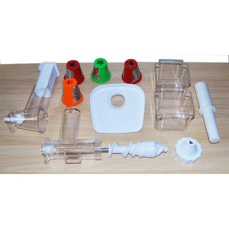 Slow juicer - Extracteur de jus à extraction lente 80t/min avec râpe offerte_8
