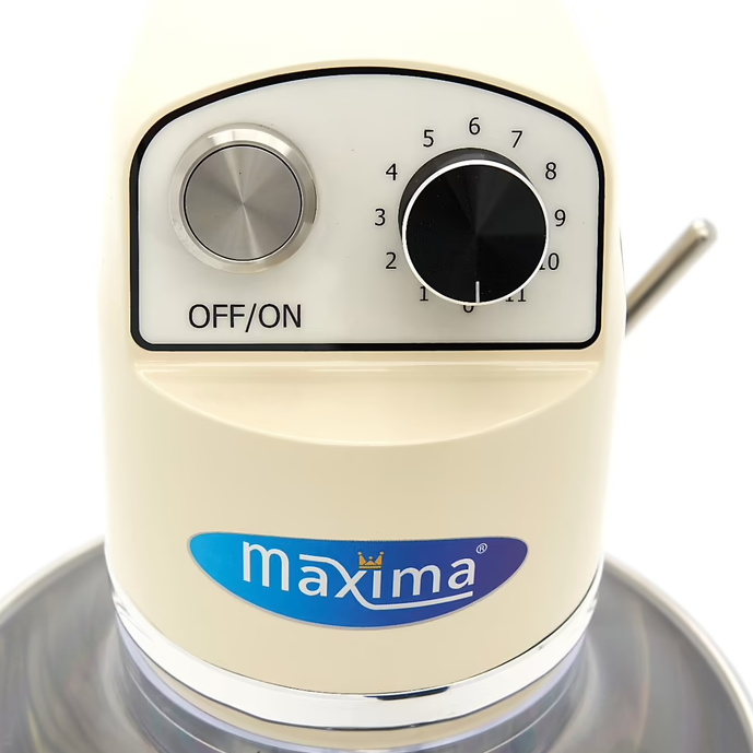 Mixer planétaire - 7 L - jusqu'à 2 kg de pâte - ivoire | Maxima - 09360780_8