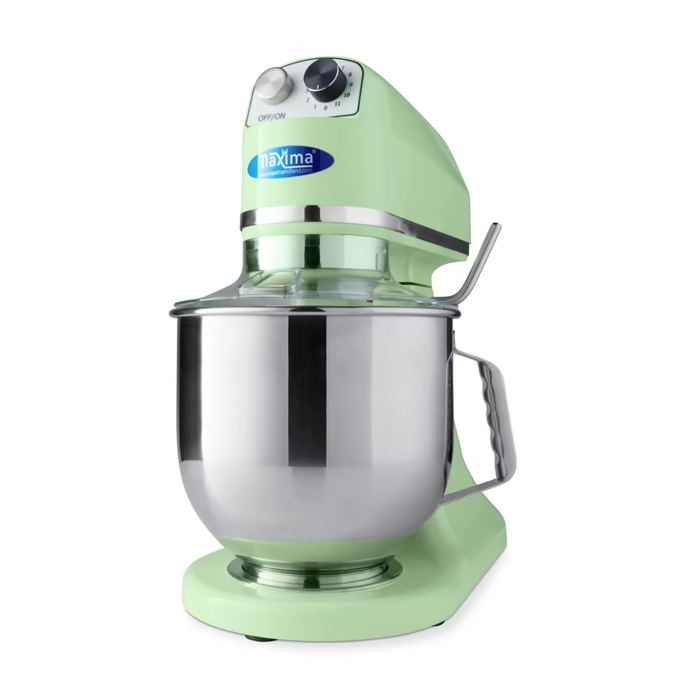 Mixer planétaire - 7 L - jusqu'à 2 kg de pâte - vert | Maxima - 09300153_8