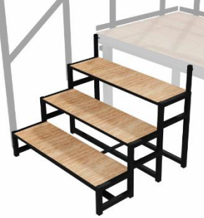 Praticable 2x1m avec accessoires de montage - 750kg/m² -EMS DESK 750_8