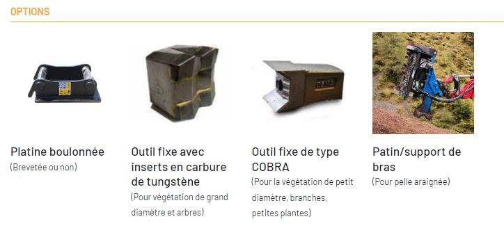 Broyeur forestier Série TFS - pour pelle 18 à 35 tonnes - diamètre de coupe jusqu'à 50 cm - OSMA_8