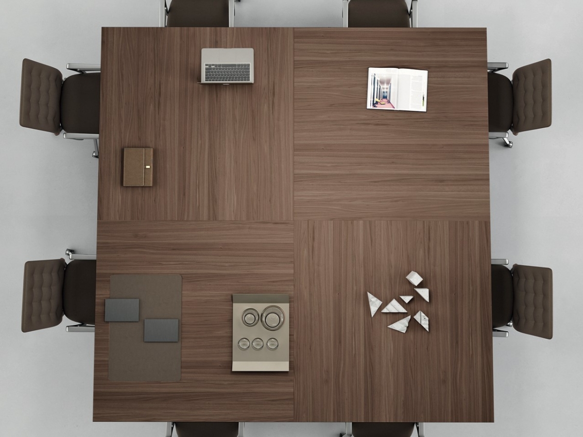 Table de réunion contemporaine et lumineuse - HAN - Élégante, personnalisable et durable_8