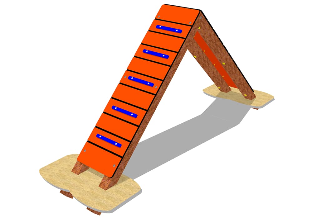 Parcours agility complet avec 12 éléments pour chiens – Équipements détaillés avec dimensions_8